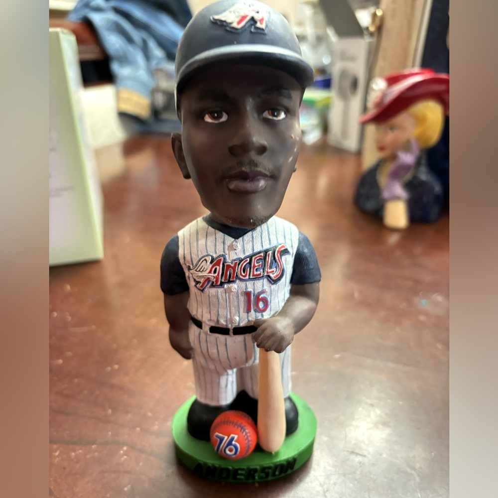 Garnett Anderson 2001bobble head no box good‎ Condition few minor blemishes